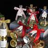 Милая пластиковая бутылка шампанского Конфетница DIY Мини-коробка для хранения конфет Упаковка для хранения Креативные подарочные коробки Свадьба