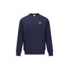 Reebok Solid Color Pullover Long Sleeve Sweatshirt Unisex Sweatshirt Navy-Blue 24FRE301UGN2