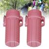 2 Pcs Water Proof Storage Tube Airtight Cover Rubber Sealing   Plastic Tube Storage Box for Outdoor Camping Travel