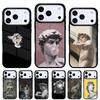 Знаменитый Эстетичный Статуя Чехол для Телефона для iPhone 17 16 15 14 13 Pro Max Задняя Крышка для 12 11 Pro Coque