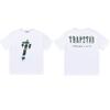 Cross-border new graffiti letter printing European and American street trendy brands loose and versatile casual men's and women's short-sleeved round