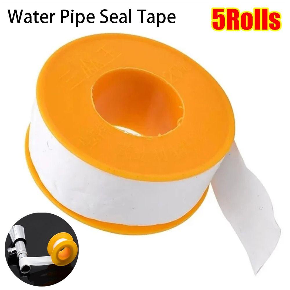 5Rolls Leak-proof Water Pipe Seal Tape 10M Plumbing Fitting New PTFE Thread Tape  For Water Gas