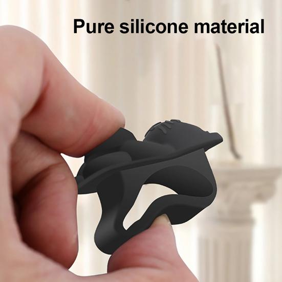 Fortune Cat Door Stopper Wall Protector Shock Absorbing Elephant Door Stops Wall Shield Cushion Adhesive Free Wall Bumper Guard for Door Handle