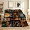 Moose Lake Flannel Blanket Throw Blanket Soft Warm Sofa Bed Camping Car home Decor Unique Christmas Gift C9302497