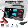 Влажные сухие свинцово-кислотные пятиступенчатые импульсные зарядные устройства для ремонта автоматические зарядные устройства для аккумуляторов цифровой ЖК-дисплей 400 Вт 12 В/24 В