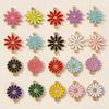 Лесли 10 шт. Красочные подвески в виде цветка ромашки с двумя отверстиями для изготовления ювелирных изделий, браслета, ожерелья, брелока своими руками, кулона