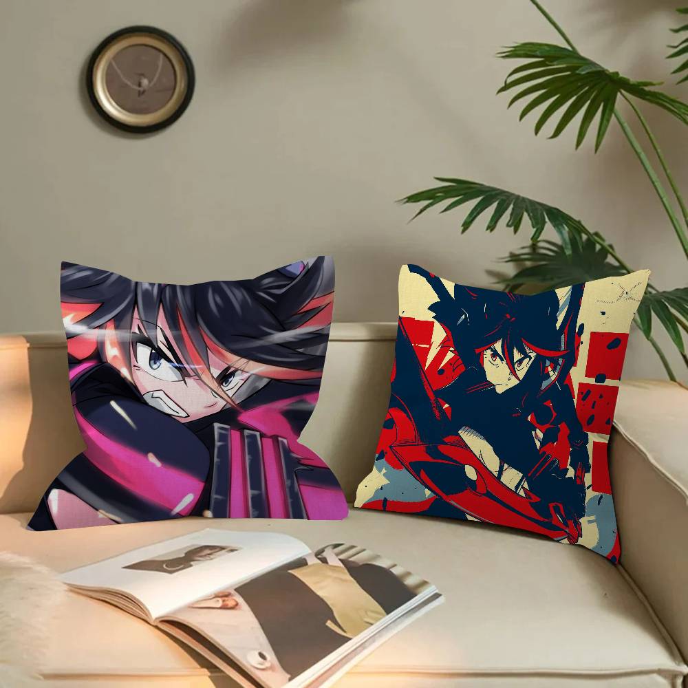 Kill La Kill Pillow Cushion Cover Pillowcase Living Room Sofa Home Decor