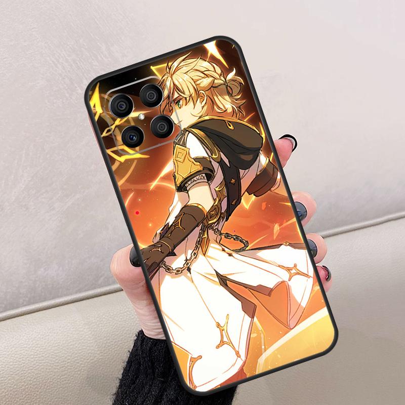 Genshin Impact Albedo For Honor Magic 8 7 5 6 Lite Чехол Для Honor 200 400 Pro X9d X9c X9b X9a X8c X8b 70 90 Win RT