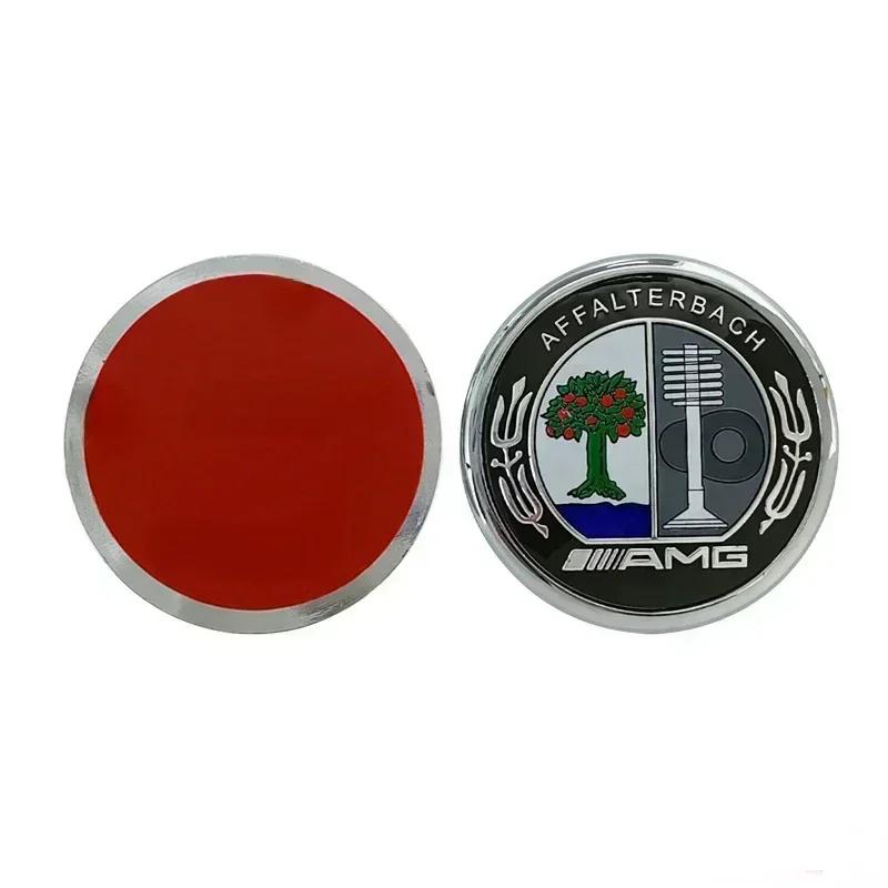 60mm Emblem Cover for Mercedes Benz W211 W212 W124 W140 W163 W202 W203 W204 W215 Car Rear Badge Sticker Trunk Logo Accessories QU3