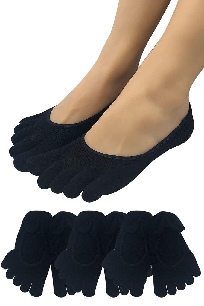 Authentic Made In Silk Gas Mercerized Foot 3 Sizes Women's Five-Toe Socks, Japan, Cotton, Smooth, President's Socks, Anti-Heat Removal, Antibacterial,