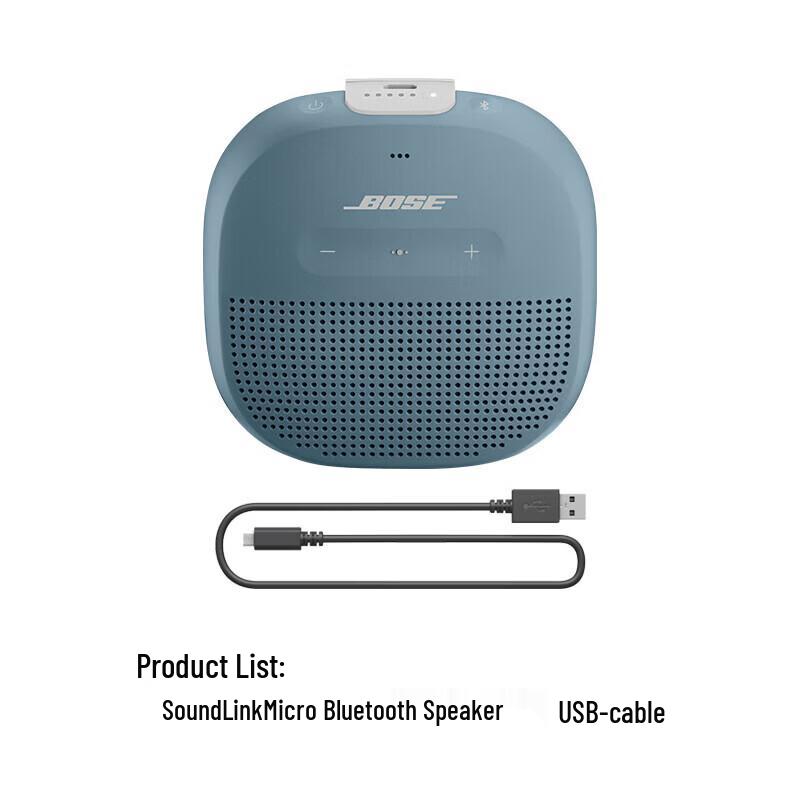 Портативная Bluetooth-колонка BOSE SoundLink Micro, штекер CN (адаптер в комплекте)
