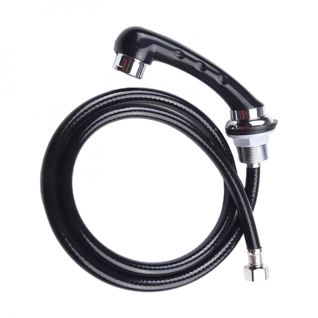 Black Shower Head & Hose Non-pressurized Anti-corrosion