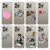 S-15 Tom and Jerry Case for iPhone 11 12 13 14 15 16 Pro Max Redmi A3 9A 9C 10A 10C 13C Note 9 11 Samsung S24 S21 S20 Ultra Plus A04S A05S