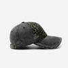 Sunday Foreve Embroidered Leopard Patchwork Baseball Cap Distressed Hip Hop Peaked Cap Washed Cotton Sunscreen Trucker Hat
