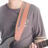 Guitar Strap Zipper Leather Straps Acoustic Guitar Accessories for Bass Electric Guitars Adjustable