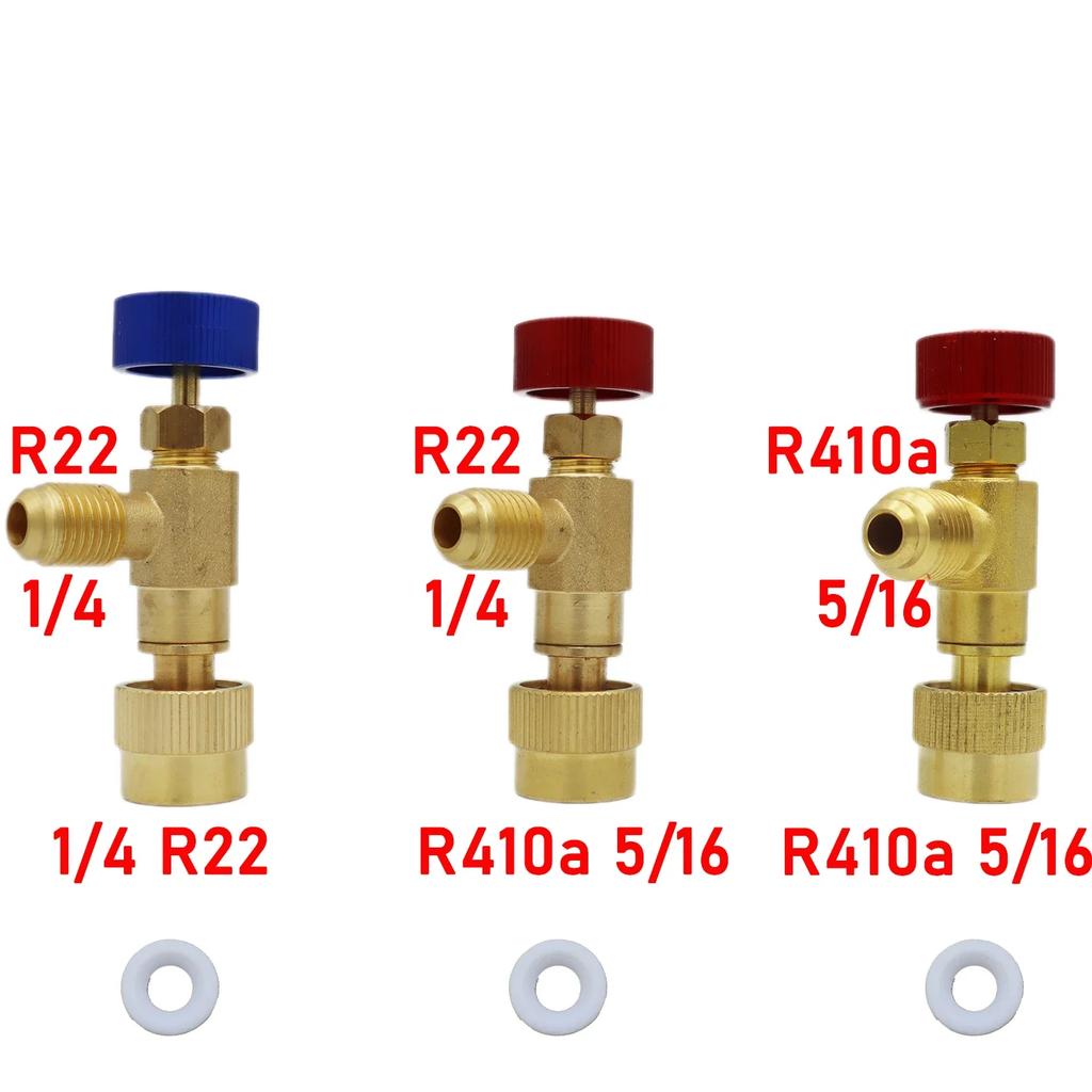 Предохранительный клапан 1/4" SAE 1/4" наружный для хладагентов R410A и R22 для кондиционеров