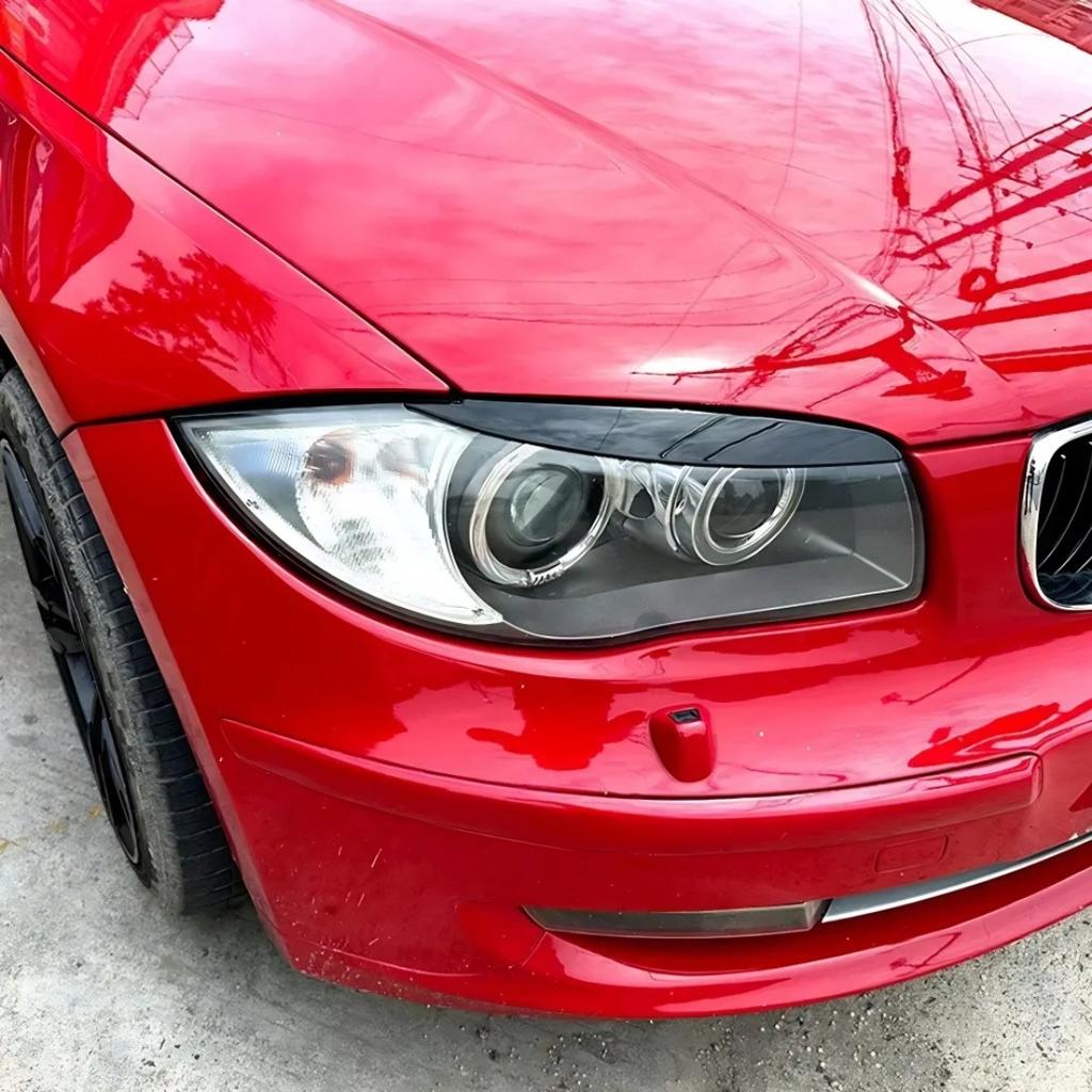 Для BMW 1 серии E81 E82 E87 E88 2004-2014 Накладки на фары "брови" Накладки на веки Декоративные накладки Модификация экстерьера Тюнинг Аксессуары Комплект обвеса
