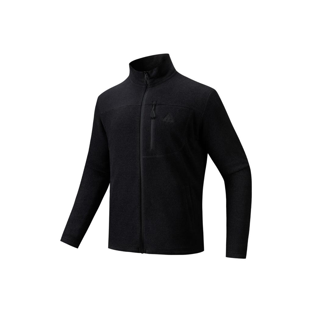 Anta Outdoors Knitted Sports Jacket Men Jackets Basic-Black 952546711-3