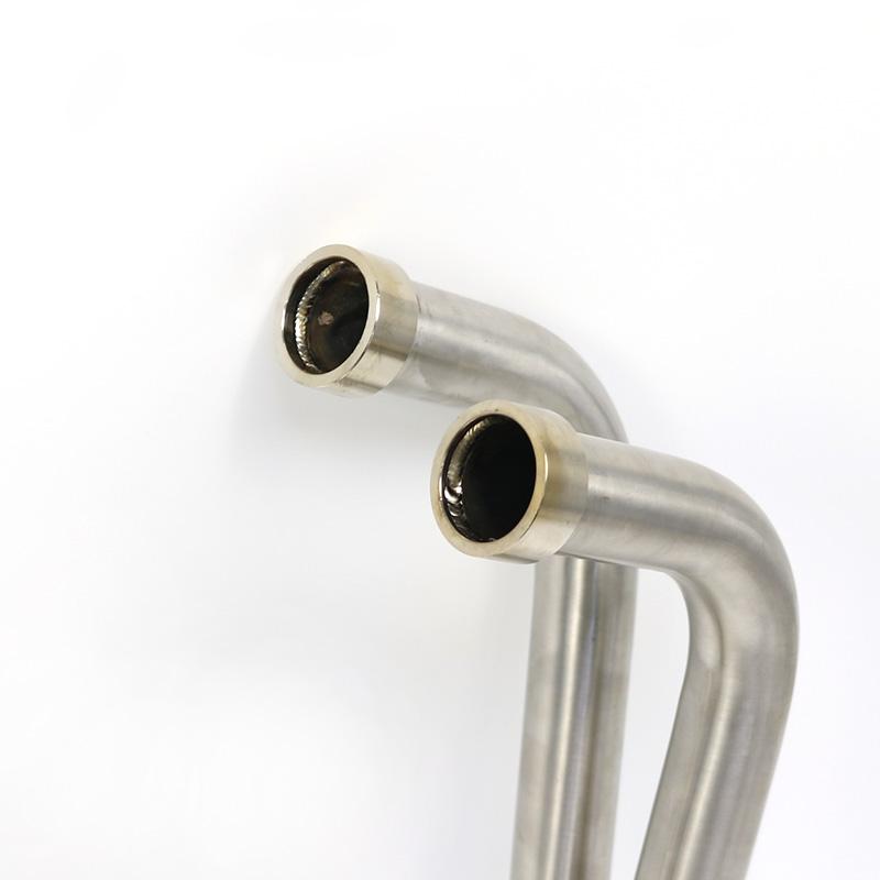 Slip On Stainless Steel Motorcycle Exhaust Middle Pipe And Front Link Pipe Full System For Yamaha YZF R25 R3 MT03 MT25