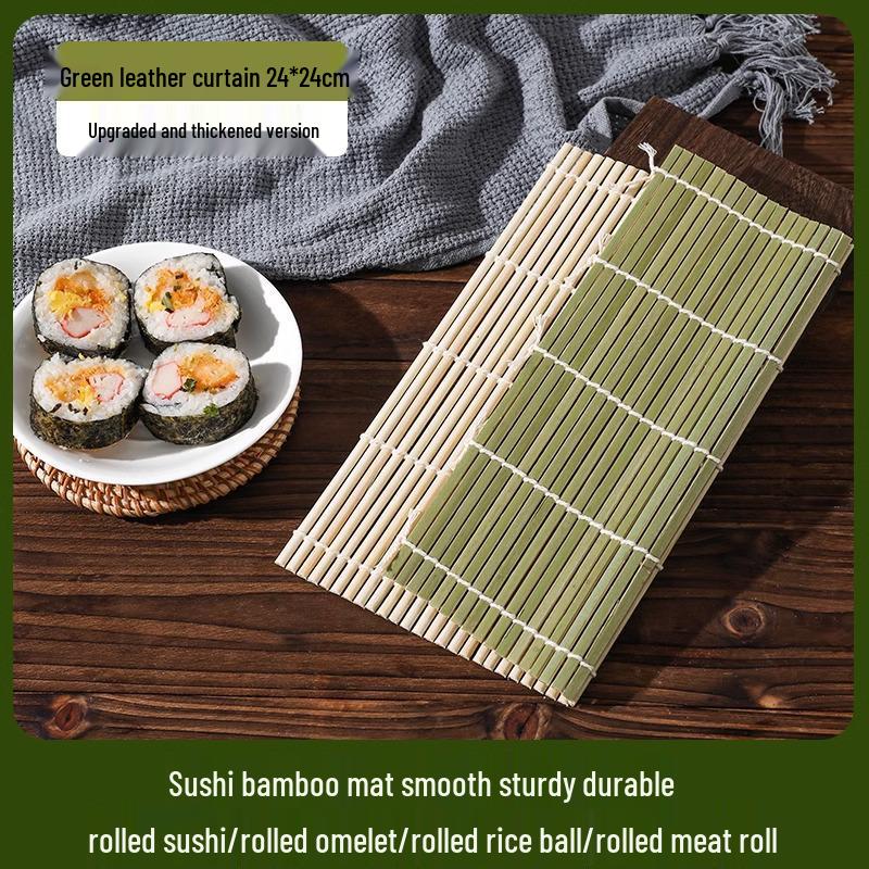 Коврик для роллов - Зеленый бамбуковый коврик для дома и коммерческого использования
