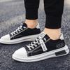Fashion Summer Youth Men Canvas Vulcanized Shoes Flats Shoes Trend Light Breathable Men Casual Sneakers Male Board Shoe Chaussures Femme