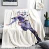 1PC Lucyna Kushinada Patterned Flannel Blanket Suitable For All Seasons for Home Decor Warmth and Comfort Gifts Holiday Present
