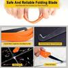 Folding Seam Construction Hook Knife, Tile Seam Cleaning Tool, Seam Groover For Kitchen, Bathroom, Bedroom Tile Joints And Edges, Durable Material