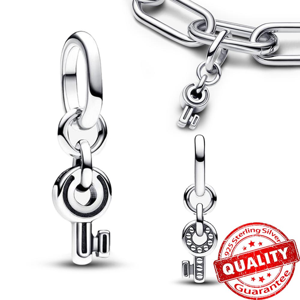 Классическое золотое проволочное сердце и сверкающий циркон из стерлингового серебра 925 пробы, подвеска-шарм "Ангел" для DIY-женского браслета, аксессуары для кулона