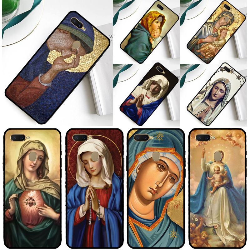 Virgin Mary Case For Oppo A80 A40 A60 A16 A76 A96 A91 A15 A17 A74 A94 A54 A57S A18 A38 A58 A78 A98 Cover