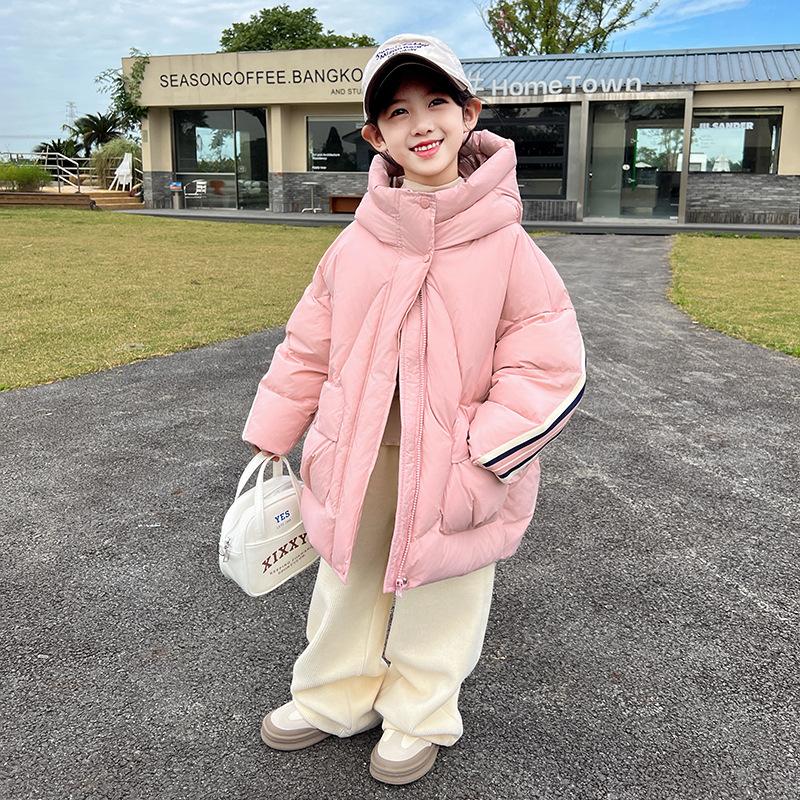 Детская пуховая куртка осенне-зимняя утепленная мужская и женская детская куртка с капюшоном