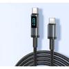 1PC Dual Fast Charging 100W Digital Data Cable Universal Android 66W Flash Charging Phone Charging Cable Type-C