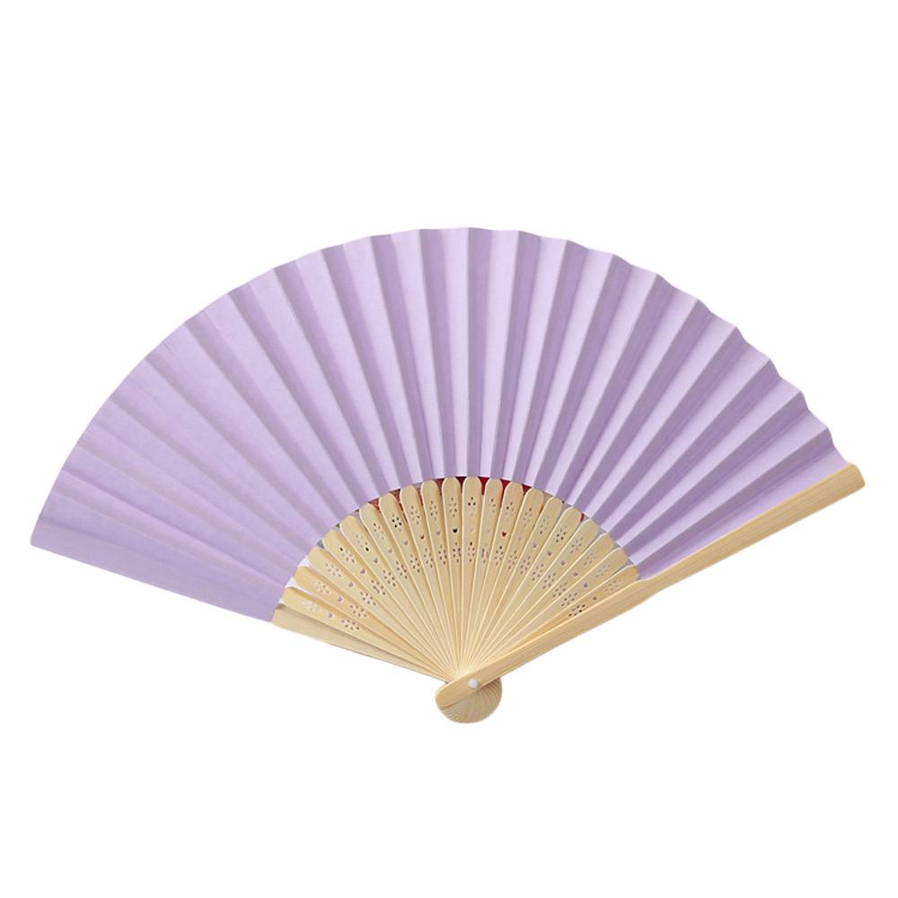 1pcs Paper Folding Fans Blank Bamboo Hand Held Fan for Practice Calligraphy Doodle DIY Painting Wedding Party Decor Gifts