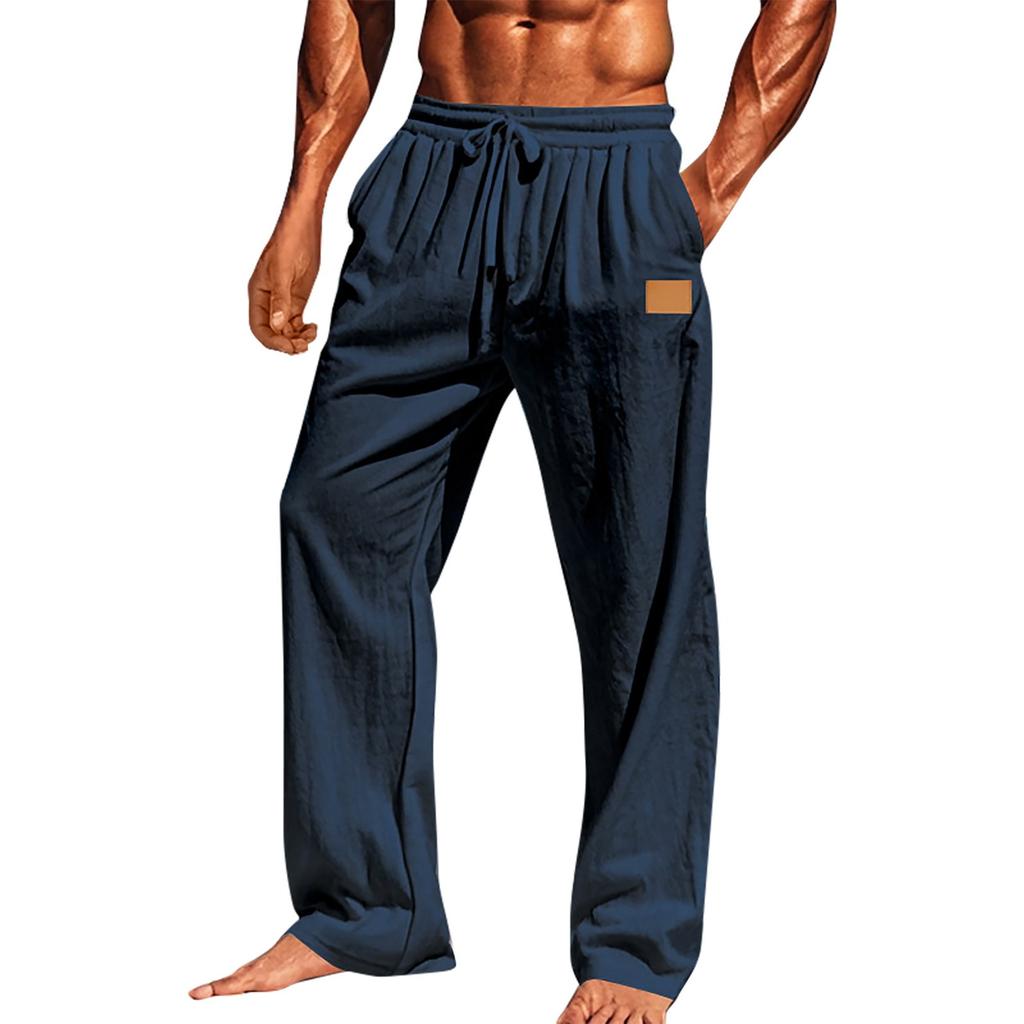 Мужские комбинезоны, повседневные брюки с несколькими карманами и завязками, походные брюки, хлопковые саржевые брюки