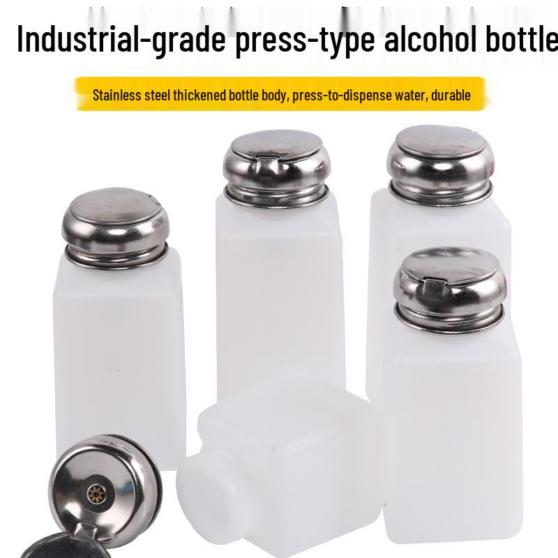 Press-Type Anti-Static Plastic Alcohol Bottle: 100ml, 200ml, 250ml for Board Washing