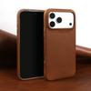 Премиальный задний чехол из натуральной кожи для iPhone 17Pro 16pro Max 15 14 13 12 11 Бизнес Полностью закрывающий Защитный чехол Чехлы для телефона