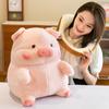 Adorable Plush Pig Doll Soft Crystal Velvet Toast Piggie Stuffed Animal Toy