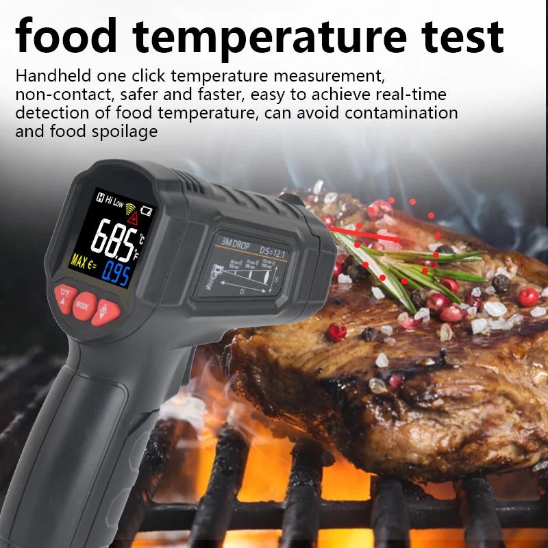 Infrared Thermometer -50-600 DegreeTemperature Gun Digital Thermometer Pyrometer Thermal Imager Can Send From Russian
