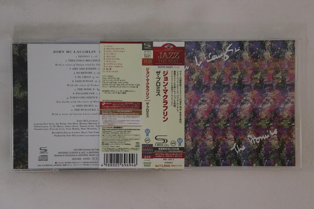 CD ДЖОН МАКЛАФЛИН Promise UCCU6222 VERVE RECORDS 2012 Япония Оби Джаз Б/У