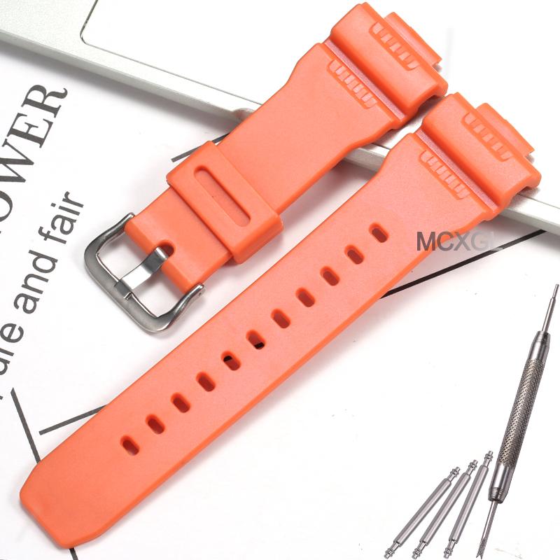 Сменный ремешок из смолы, подходящий для часов Casio 10330771 GW-7900 GW-7900B G-7900 GR-7900, мужской, водонепроницаемый, 16 мм, аксессуары