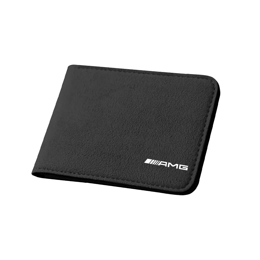 NHFW5 Car Logo Ultra-Thin Driver License Cover ID Pass Holder For Mercedes Benz W212 W213 W214 W210 GLK GLS W203 W204 W211 AMG CLS ML