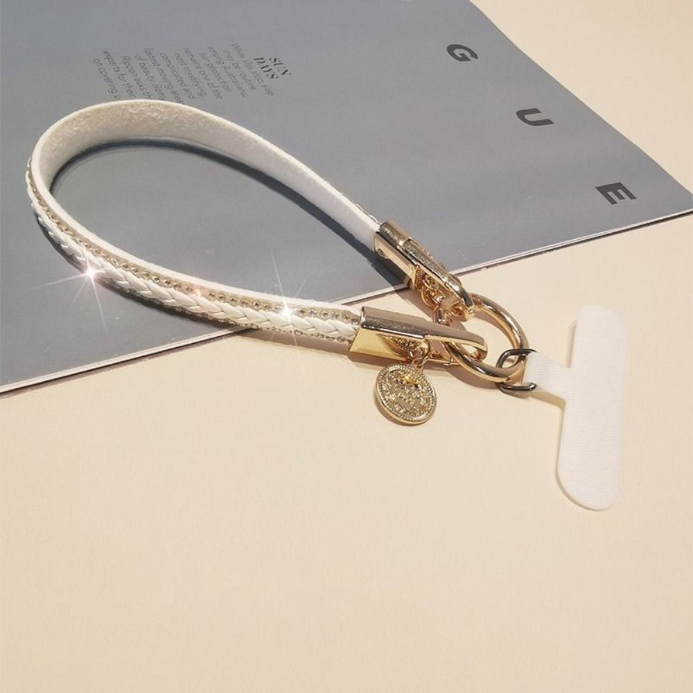 PU Leather Leather Wrist Mobile Phone Lanyard Phone Anti-loss Sling Lanyard  Mobile Phone Case