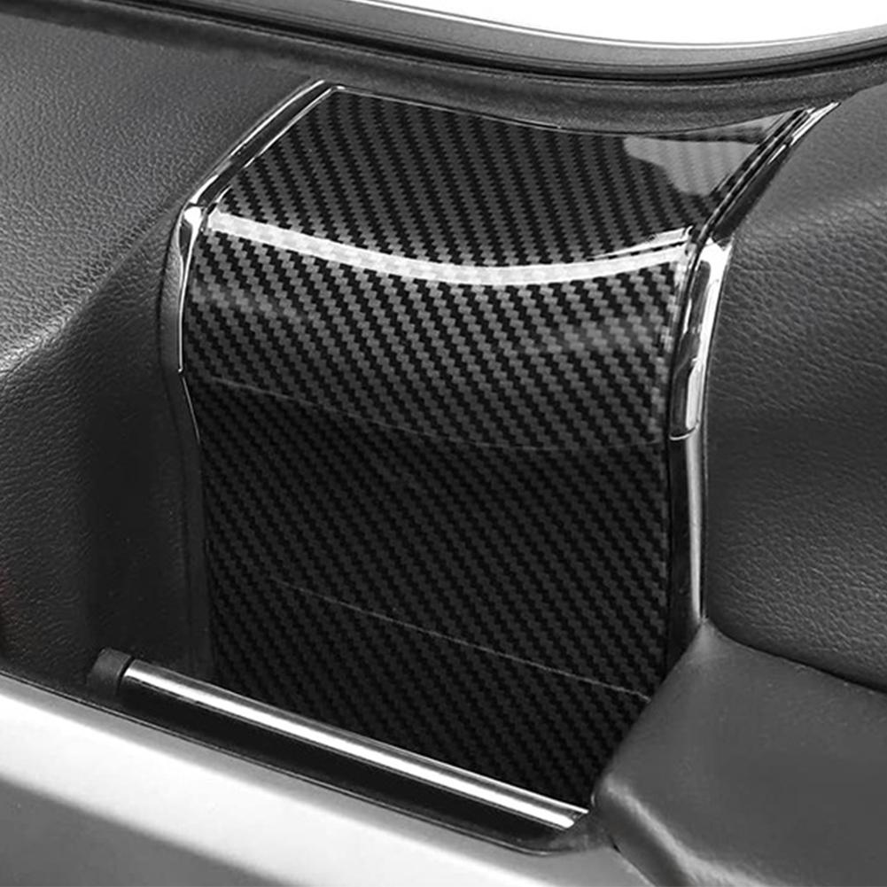Декоративные наклейки на дверные ручки автомобиля для 2015-2020 F150 из углеродного волокна, внутренняя отделка дверной ручки, автомобильная панель Pa Z9q5