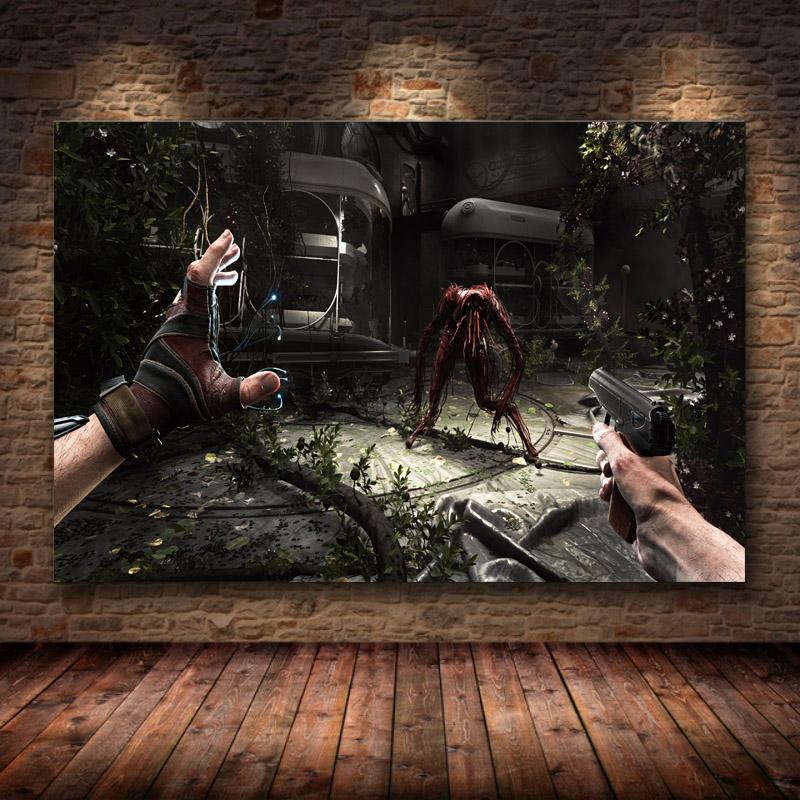 Atomic Heart Poster Print Canvas Painting Room Decoration Video Game Decor Painting Bedroom Game Room Decoration Wall Decor