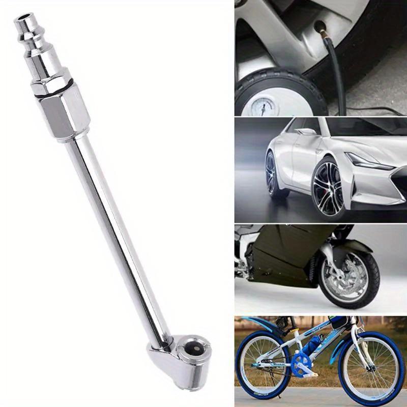 1 шт. RV Воздушный патрон Сверхмощный Двухголовочный Шиномонтажный патрон Быстроразъемный штекер для Манометра Компрессор Аксессуары для Автомобиля Грузовика Велосипеда мото