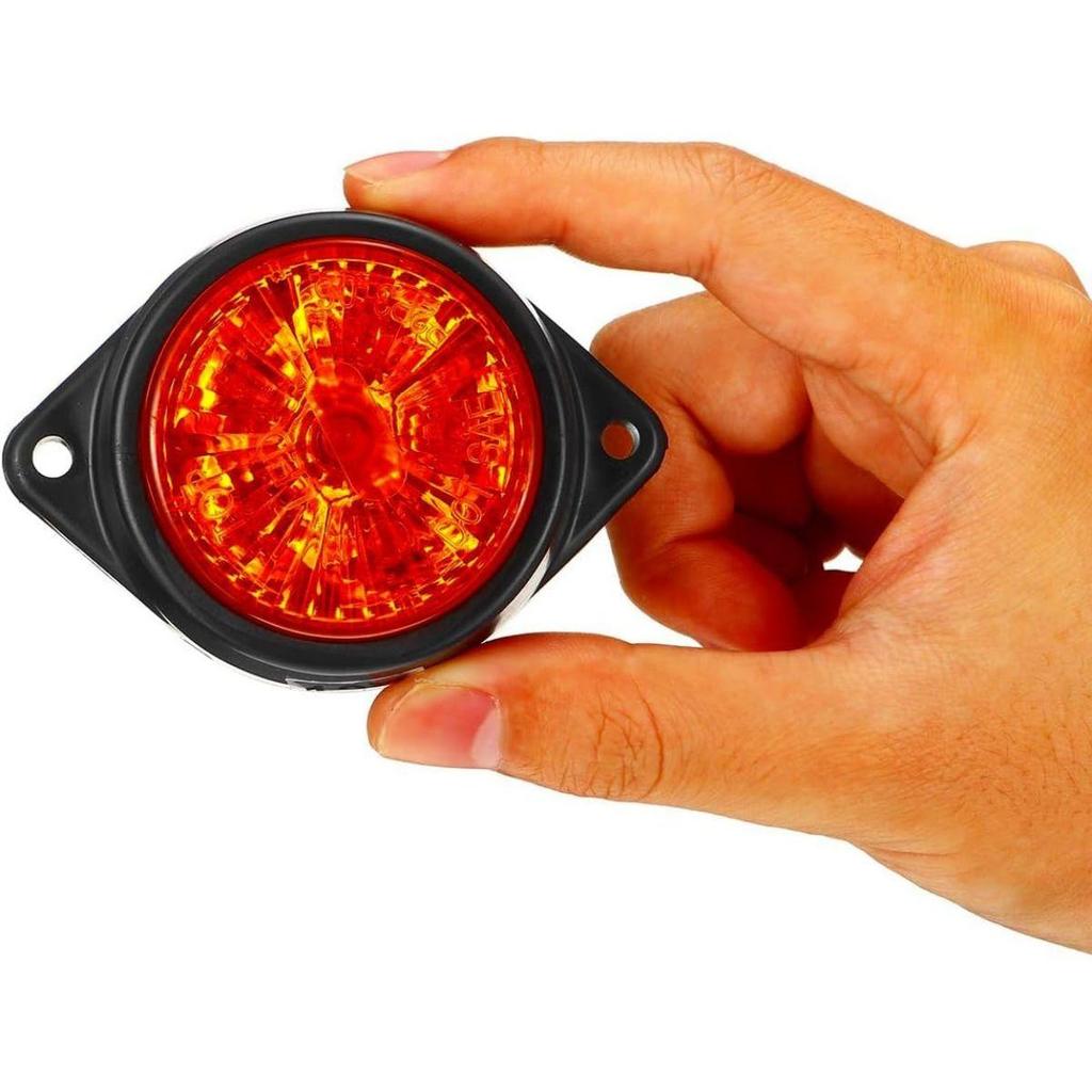 APSMOTIV 6 штук Светодиодные габаритные огни для прицепа 24 В Водонепроницаемые Красные габаритные огни для полуприцепов freightliner cargo Габаритные огни Универсальная посадка