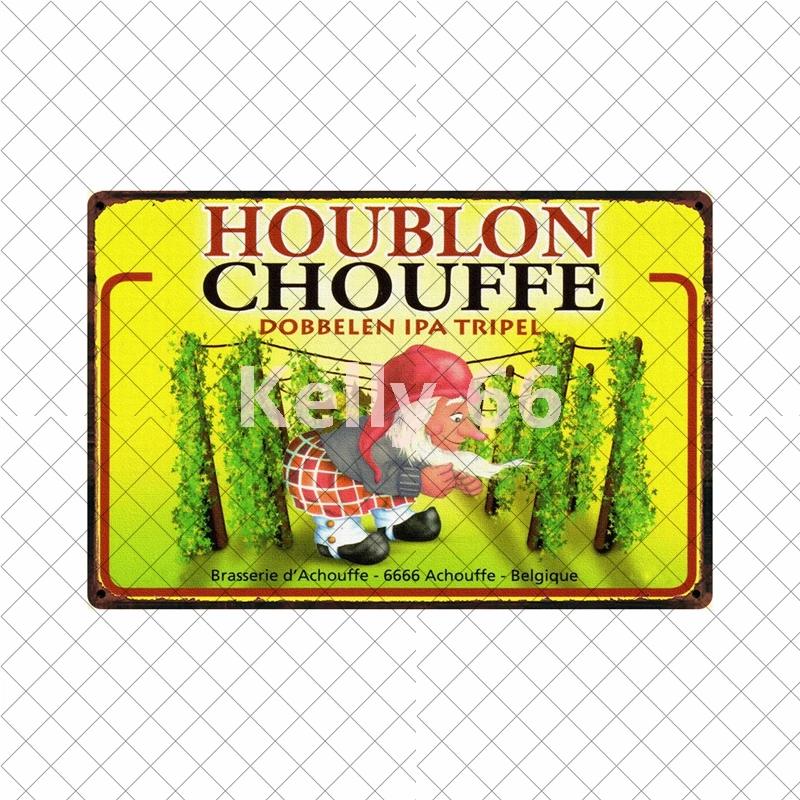[ Kelly66 ] Belgian Beer Tin Art Metal Sign Home Decor Painting 20*30 CM Size Dy185 vintage decor  home decor