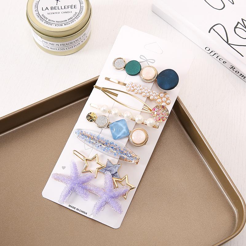 Роскошная заколка для волос с жемчужным бантом и перьями - корейский стиль, аксессуар для челки