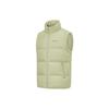 Wade Series Solid Color Stand Collar Water Resistant Down Vest Men Vests Foam-Khaki AMRT029-3