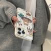 Childlike Cartoon iPhone 15 Apple 16 Pro Max Phone Case with Cat Design, Suitable for 17, 14, 13, Soft and Magnetic