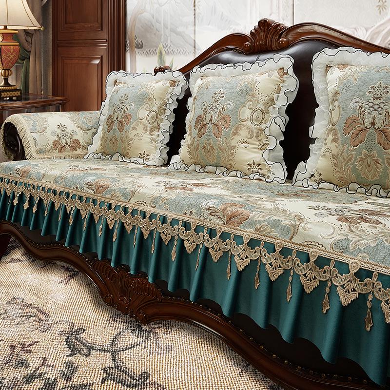 Роскошная европейская нескользящая подушка и чехол для дивана из натуральной кожи